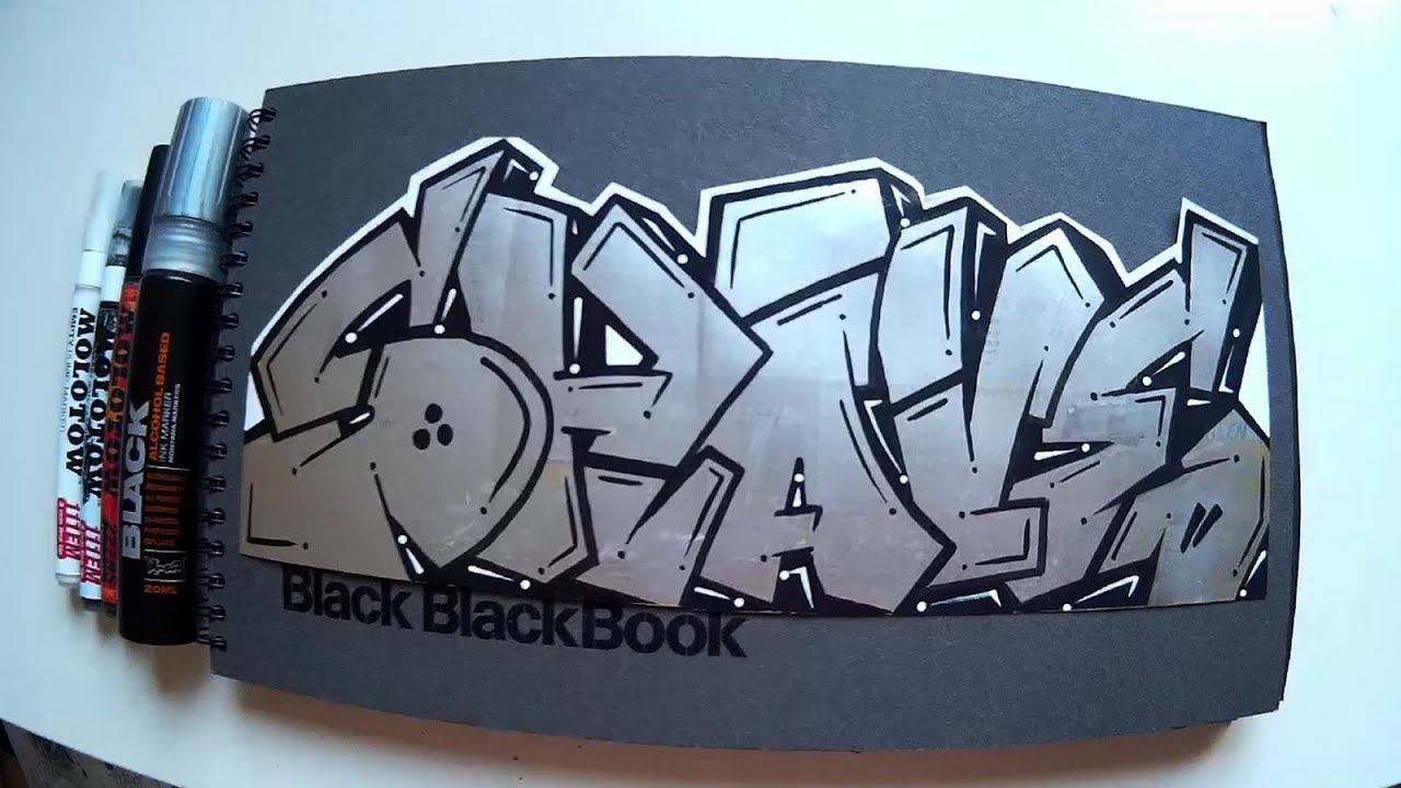 Graffiti Speedart l Speedpaint Shave Chrome Sticker YouTube