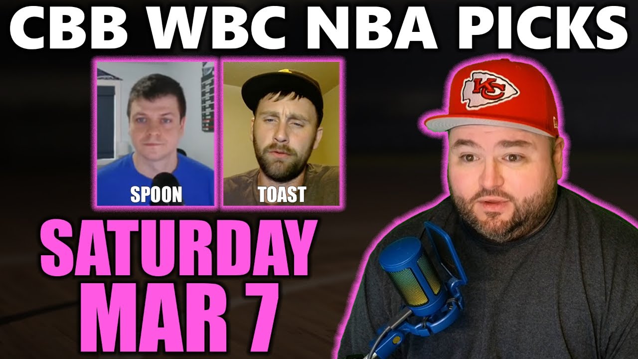 College Basketball, WBC & NBA Picks with Kyle Kirms | Saturday March 7th