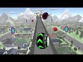 Rolling balls sky escape  landscape gameplay android ios  nafxitrix gaming game 16