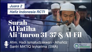 Imam Sholat Merdu | Surah Ali Imron ayat 31 - 37 \u0026 Al-fil | Aza Hafiz Indonesia