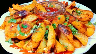 Секрет вкусной картошки в духовке Картофель по-деревенски Рецепт блюда из картофеля!