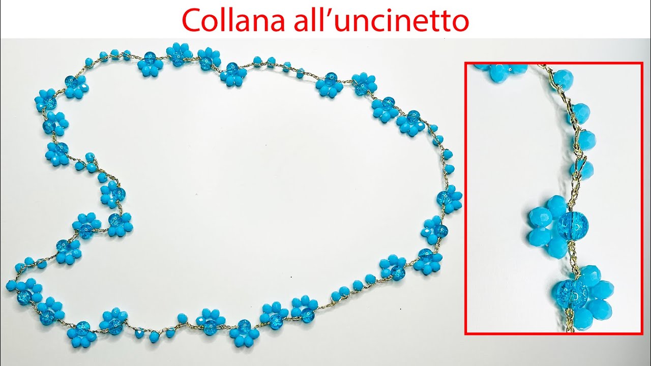 Collana numero 52 all'uncinetto