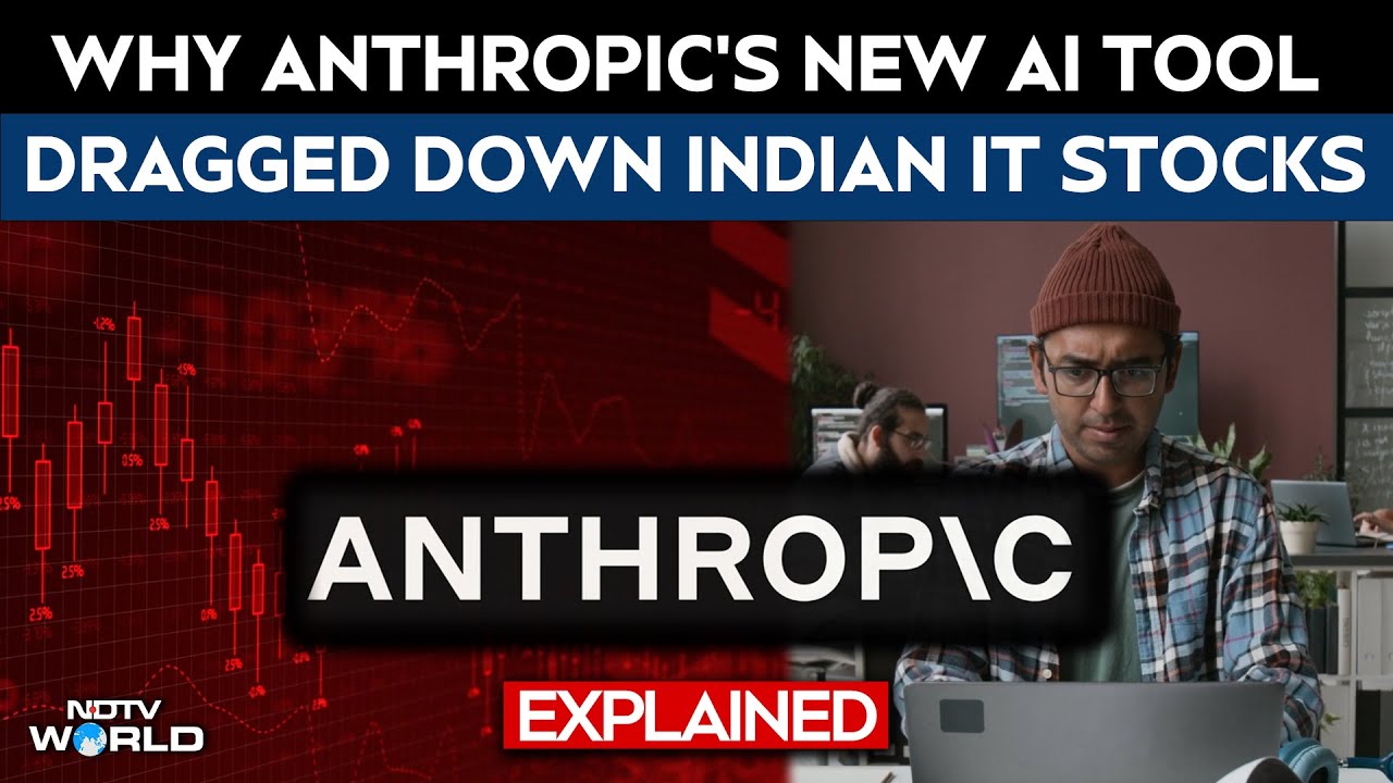 Anthropic AI | Why Anthropic's New AI Tool Dragged Down Indian IT Stocks