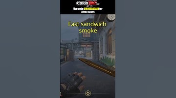 Useful Smoke To Get Out of Main on Train #shorts #cs2 #train #gaming #cs2nades #cs2clips