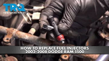 How to Replace Fuel Injectors 2002-2008 Dodge RAM