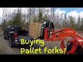 #270 Buying Pallet Forks? Which Forks Are Right For Your Tractor? Kubota B2601. outdoor channel.