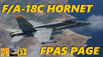 DCS World - F/A-18C Hornet - FLIGHT PERFORMANCE ADVISORY SYSTEM (FPAS) - clip by @Pricklyhedgehog72