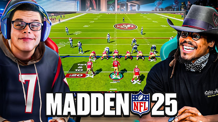 Sketch VS Cam Newton $10,000 Madden 25 Wager