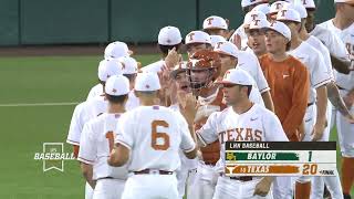 Texas Baseball vs Baylor LHN Highlights [April 22, 2022]