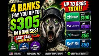 I Found 4 Banks Giving Away $305+ In Free Money (No Joke)