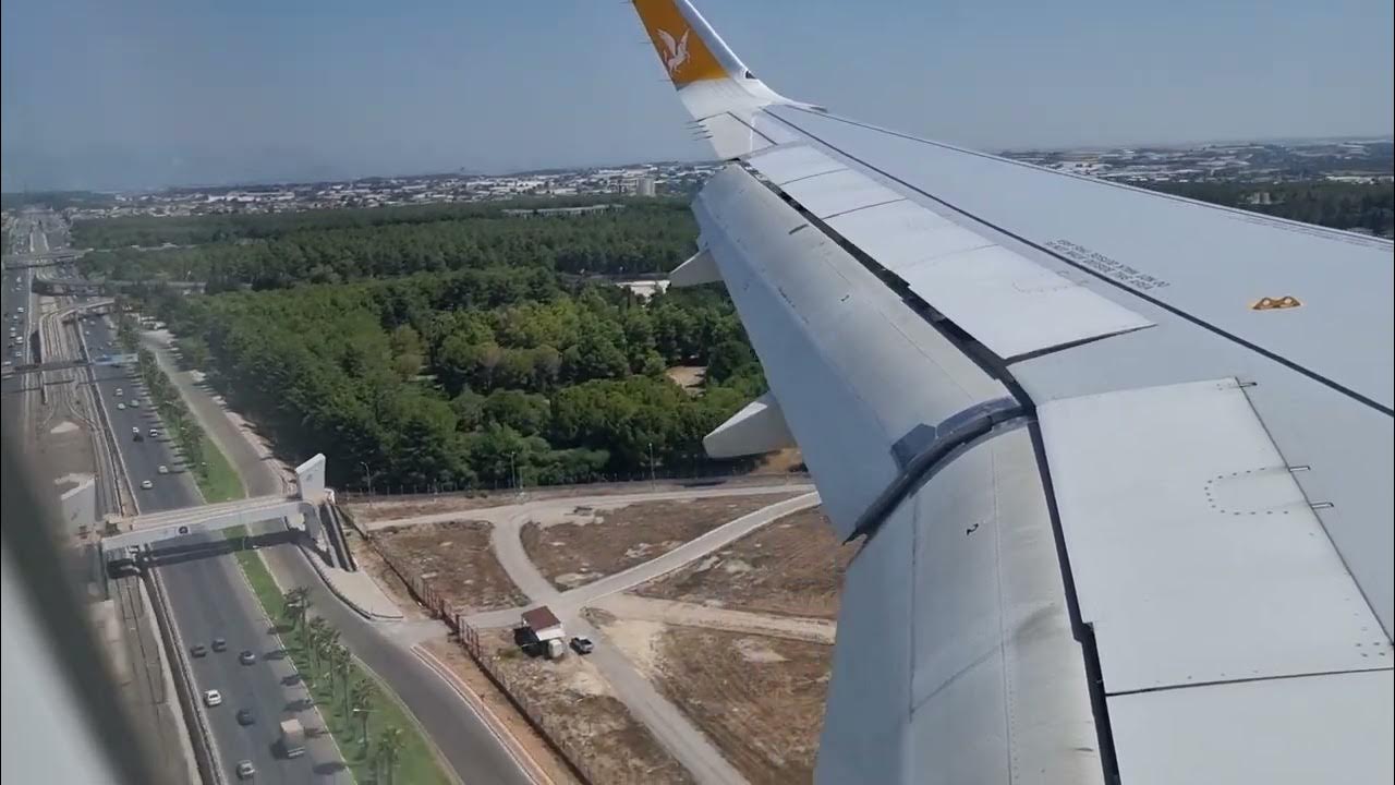 Landung Flughafen Antalya Pegasus Airlines YouTube Landung Flughafen Antalya Pegasus Airlines YouTube