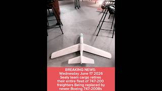 Sealy team cargo 747-200 news report (new series) #automobile #airplane #aircanadaexpress #westjet