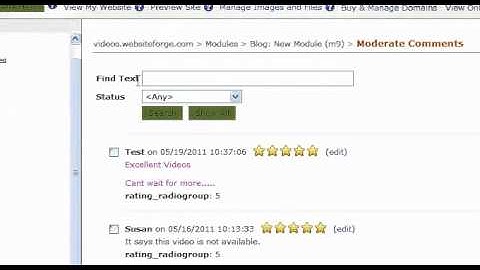 How To Moderate Blog Comments - Websiteforge Ecommerce Website