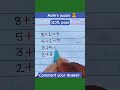 #maths #mathstricks #addition#basicmathsstudyandskraj #mathsquiz #mathsab70@mathsab70