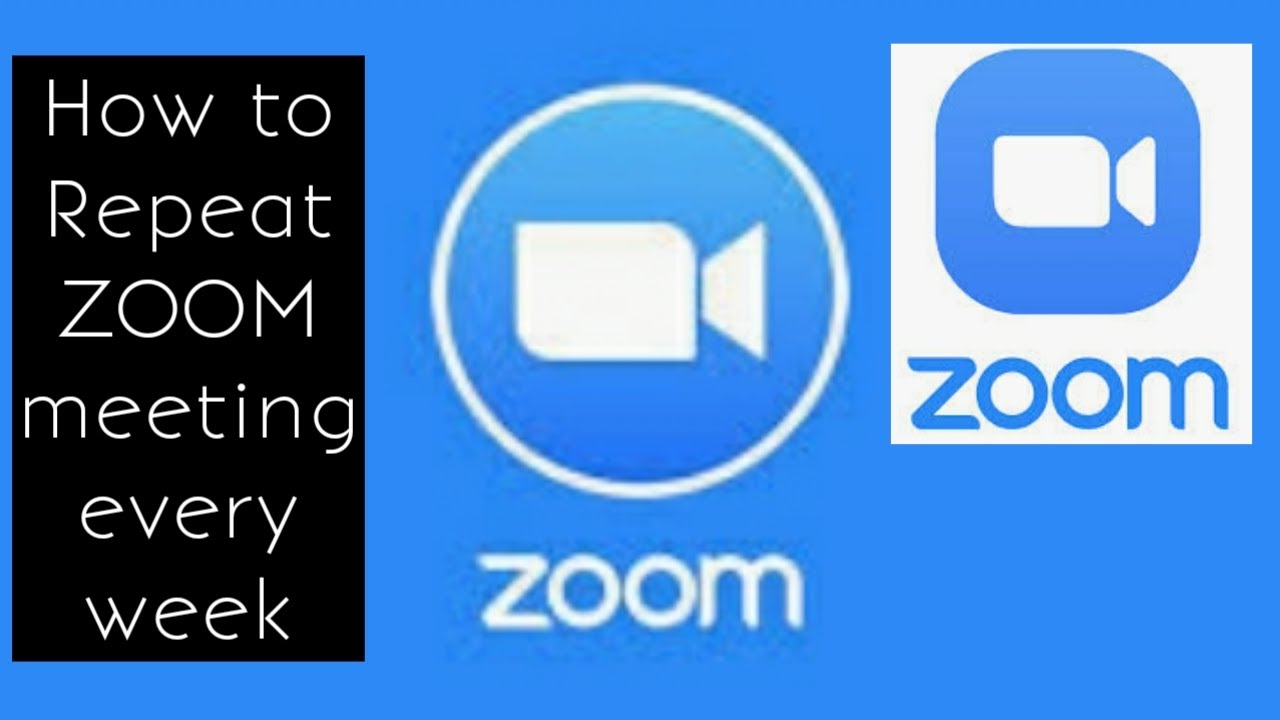How to Repeat ZOOM Meeting Everyweek