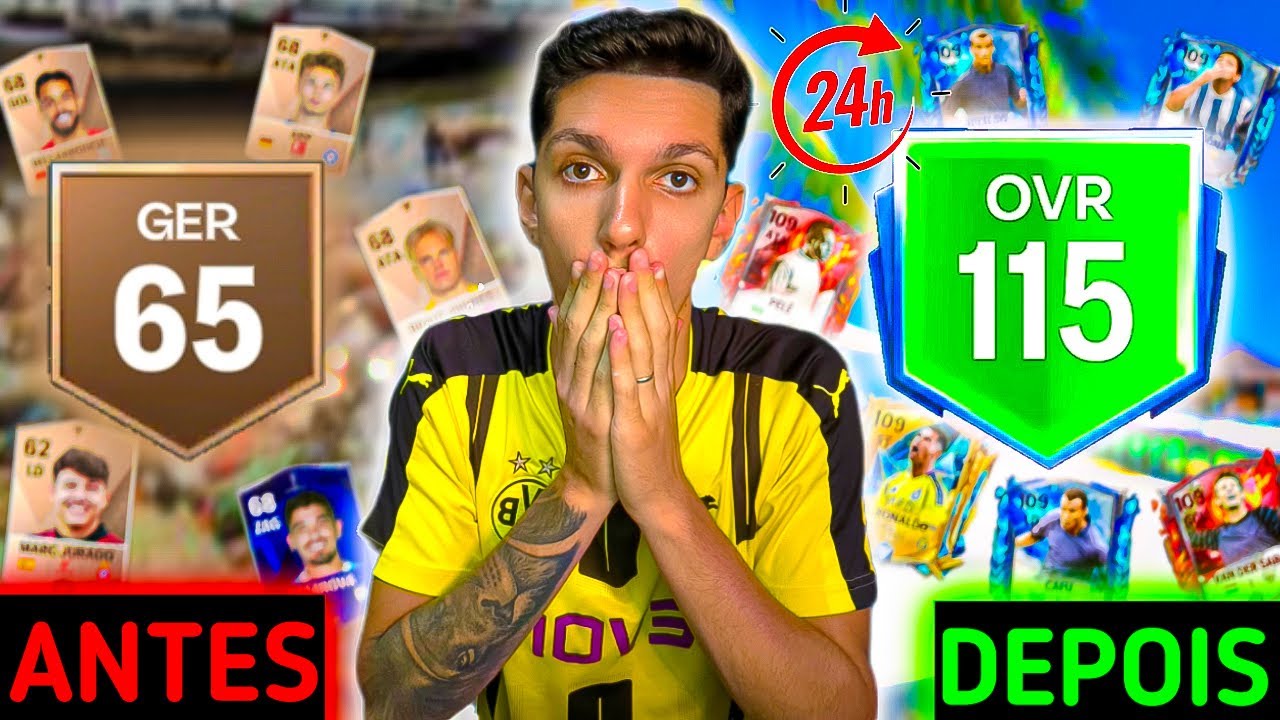 🔥CRIEI uma CONTA DO ZERO e CHEGUEI ao GER MÁXIMO em 24 HORAS no FC MOBILE 25🔥