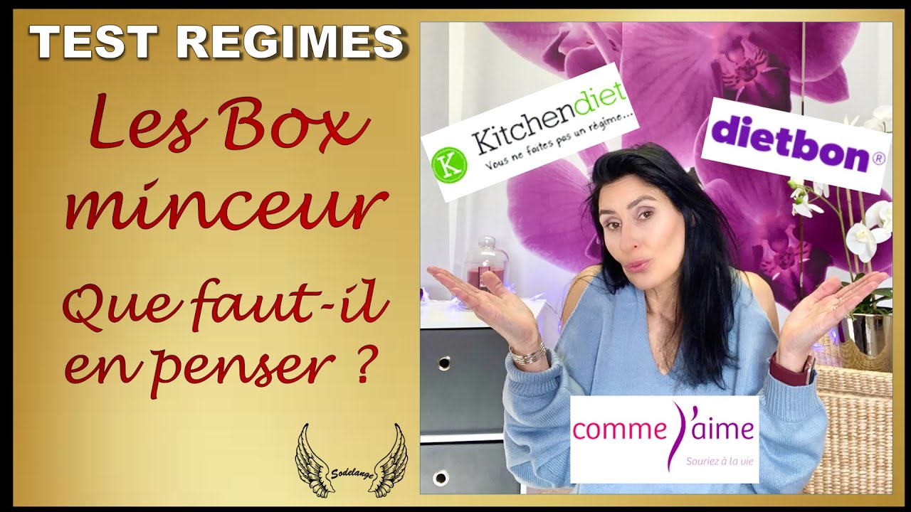 Régime Box par KitchenDiet avec les plats minceur FRAIS