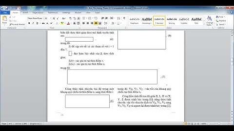 Sửa lỗi không hiển thị, mất công thức toán học trong word office