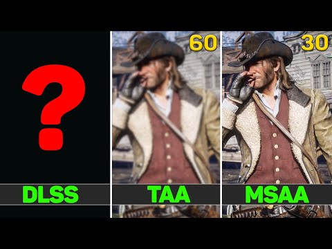 RDR2 - DLSS vs TAA vs MSAA | Perfomance And Graphics Comparison