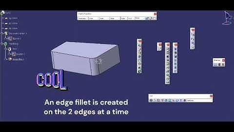 Play with CATIA V5 (#3): Create an Edge Fillet on a Solid Shape