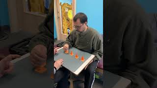 Stroke Rehab : Sort and stack cones!