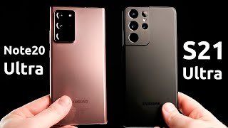 Samsung Galaxy S21 Ultra ПРОТИВ Galaxy Note 20 Ultra - СРАВНЕНИЕ. Какой смартфон выбрать??