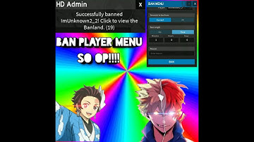 Arceus X - *FE* Ban Menu Script - Very OP!! - Can Permanent Ban Other.