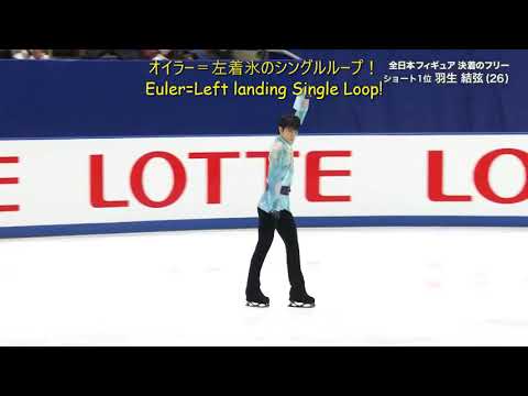 羽生結弦選手 [天と地と」 4本のループジャンプ