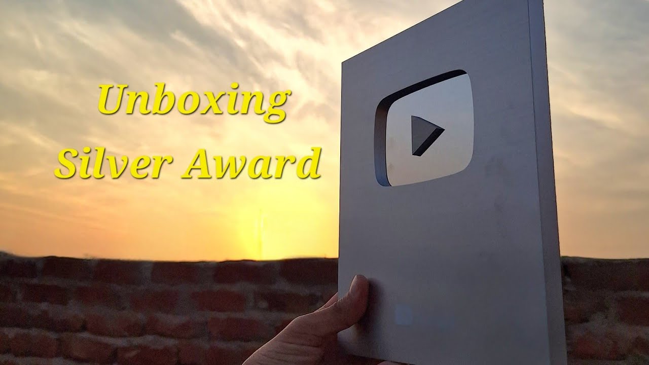 Unboxing 100K Subscribers Special YouTube Silver Play Award Asmr Unboxing 