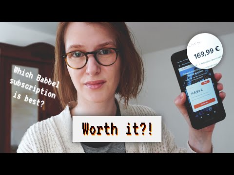 Which Babbel subscription is best? Is a lifetime option worth it? My experience with the Babbel App…