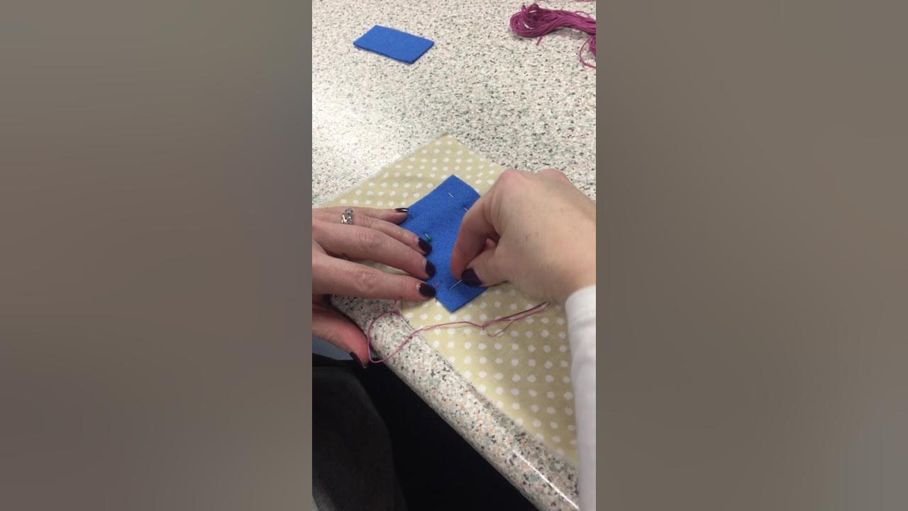 Blanket Stitch Corner YouTube