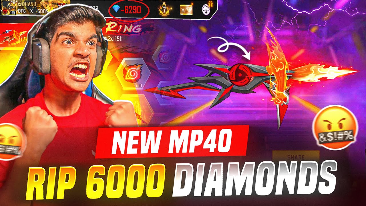 RIP🤬 6000 DIAMONDS 💎 | NEW MP40 SKIN🔥 + MINATO BUNDLE 😭| FREE FIRE IN TELUGU 