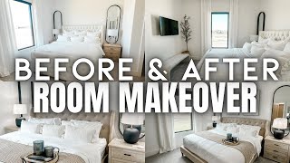 BEFORE + AFTER GUEST ROOM MAKEOVER | 2024 GUEST ROOM TRANSFORMATION | GUEST ROOM MAKEOVER ON BUDGET