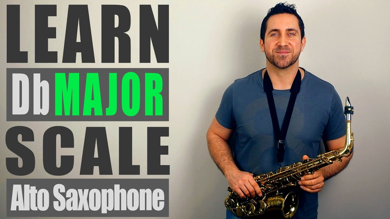 Db Major Scale - Alto Saxophone Lesson