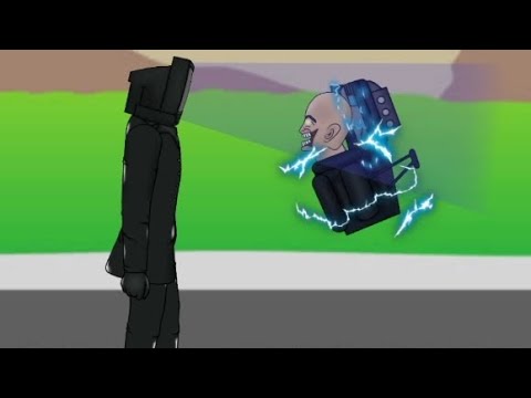 Tv man vs Glitch Skibiditoilet | [DC2] animation