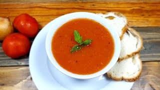 طريقة تحضير شوربة الطماطم روعة how to make very delicious tomato soup