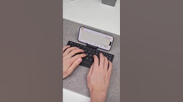mini foldable Bluetooth keyboard ⌨️ #shorts