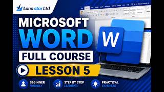 Microsoft Word Full Course | Lesson 5