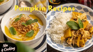 3 Easy Pumpkin Recipes | Thai Food