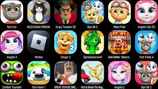 My Talking Tom Angela 2,Roblox,Talking Tom Cat,Talking Tom Hank,Scary Teacher 3D,Zombie Tsunami screenshot 4