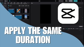 How You Can Apply The Same Duration On All Photos In CapCut PC? NEW UPDATE APRIL 2023