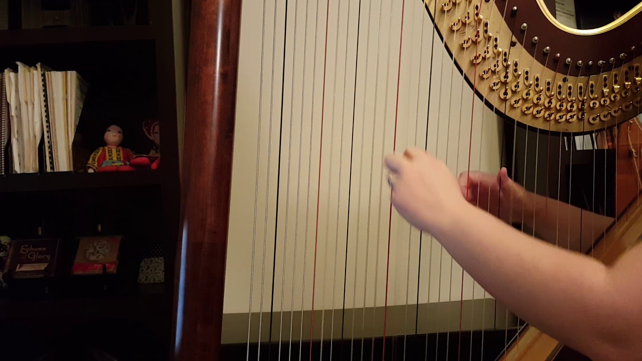 Happy Birthday on the harp (fancy version) Houston Harp Music YouTube