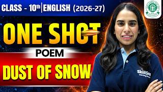 Dust of Snow Class10 | By Robert Frost | Class 10 English Poem 1 | First Flight | By Pooja Mam