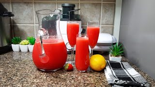 How to make Fresh Watermelon Juice At Home