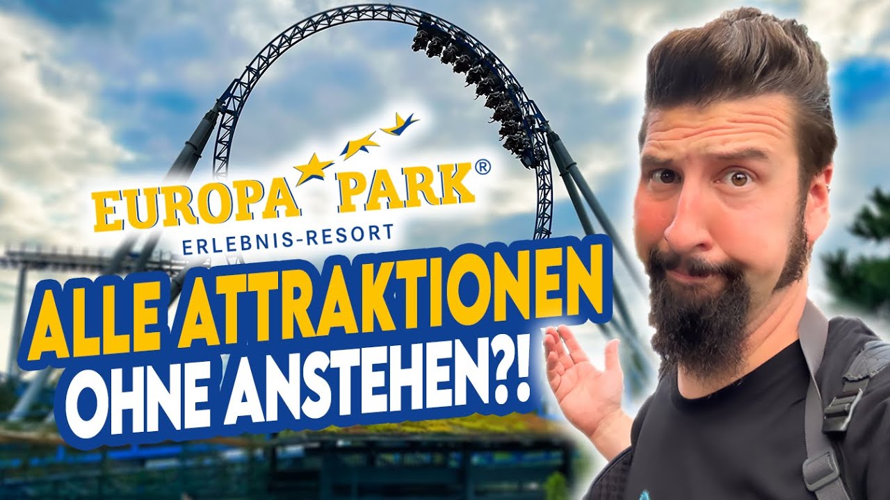 EUROPA-PARK: ALLE Attraktionen ohne ANSTEHEN! | Alleine im vollen Park ...