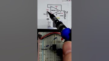 Pin Layout Op Amp Voltage Follower LM358 Circuit #electronics #circuitdiagram #tutorial