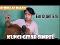 Kunci gitar dan lirik (Rembulan malam - Arief) by Jethoriq tutorial gitar pemula