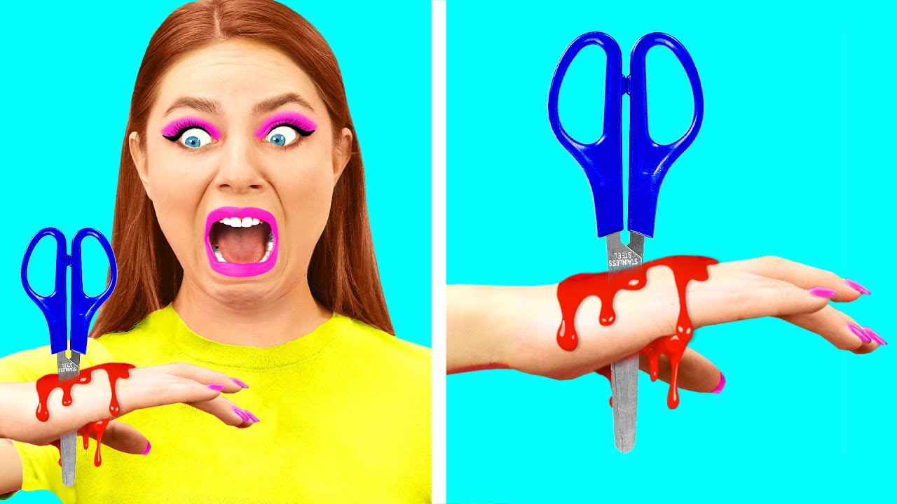 مضحك هالوين المزح | تحديات مضحكة TeenTeam Challenge