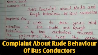 complaint against dtc bus conductor