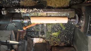 Wood Turning #78 Texted Scotch Broom